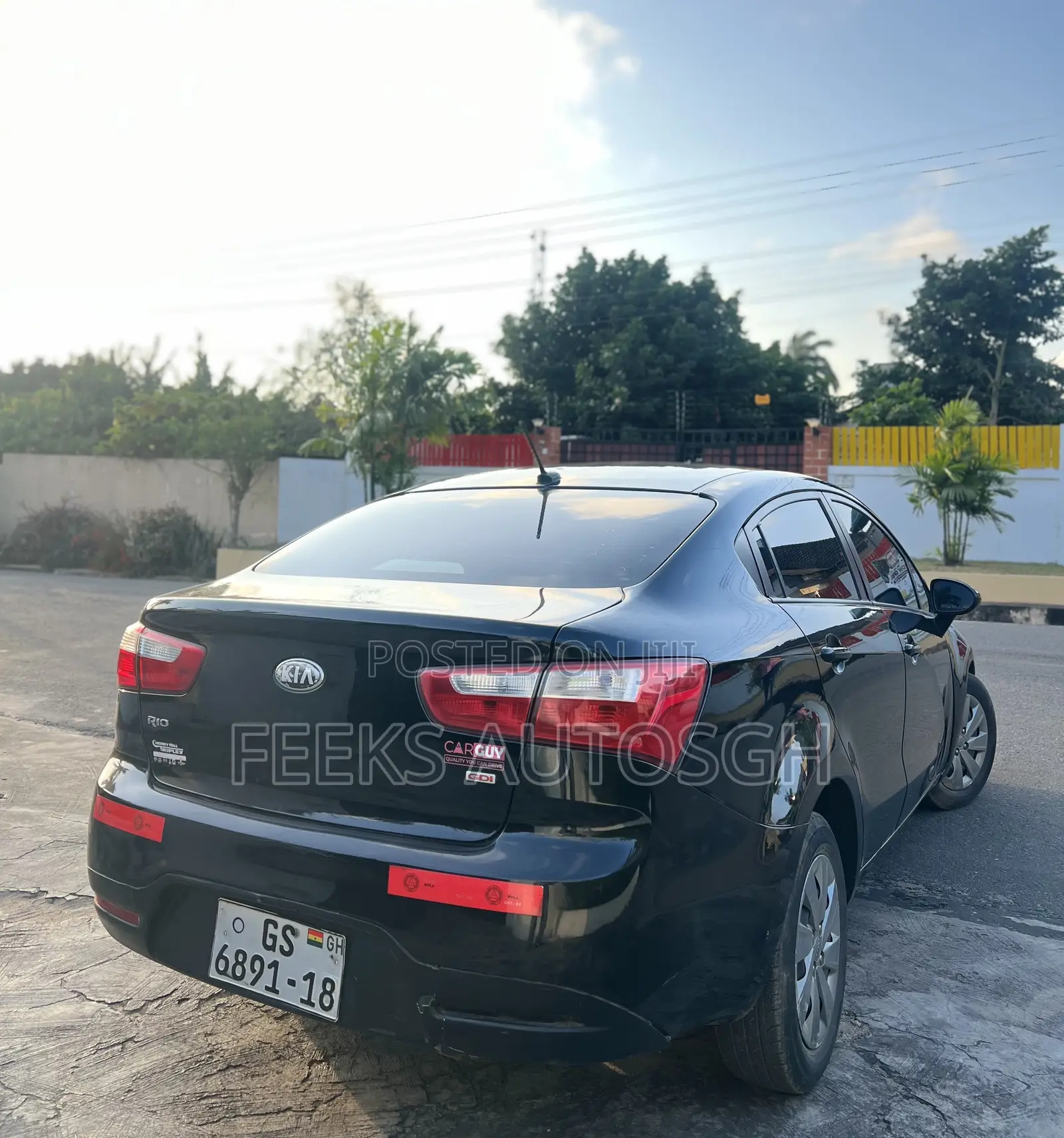 Kia Rio EX 4dr Sedan (1.6L 4cyl 6A) 2014 Black