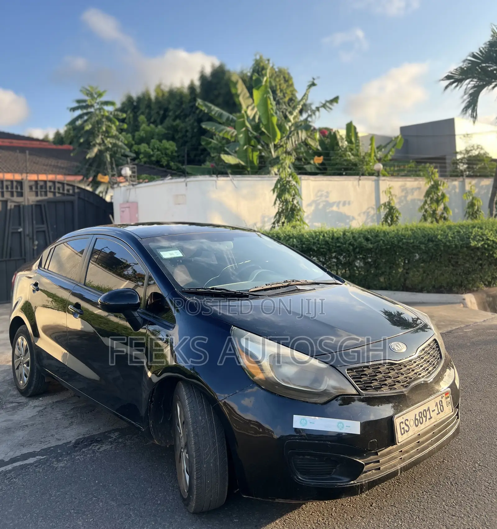 Kia Rio EX 4dr Sedan (1.6L 4cyl 6A) 2014 Black