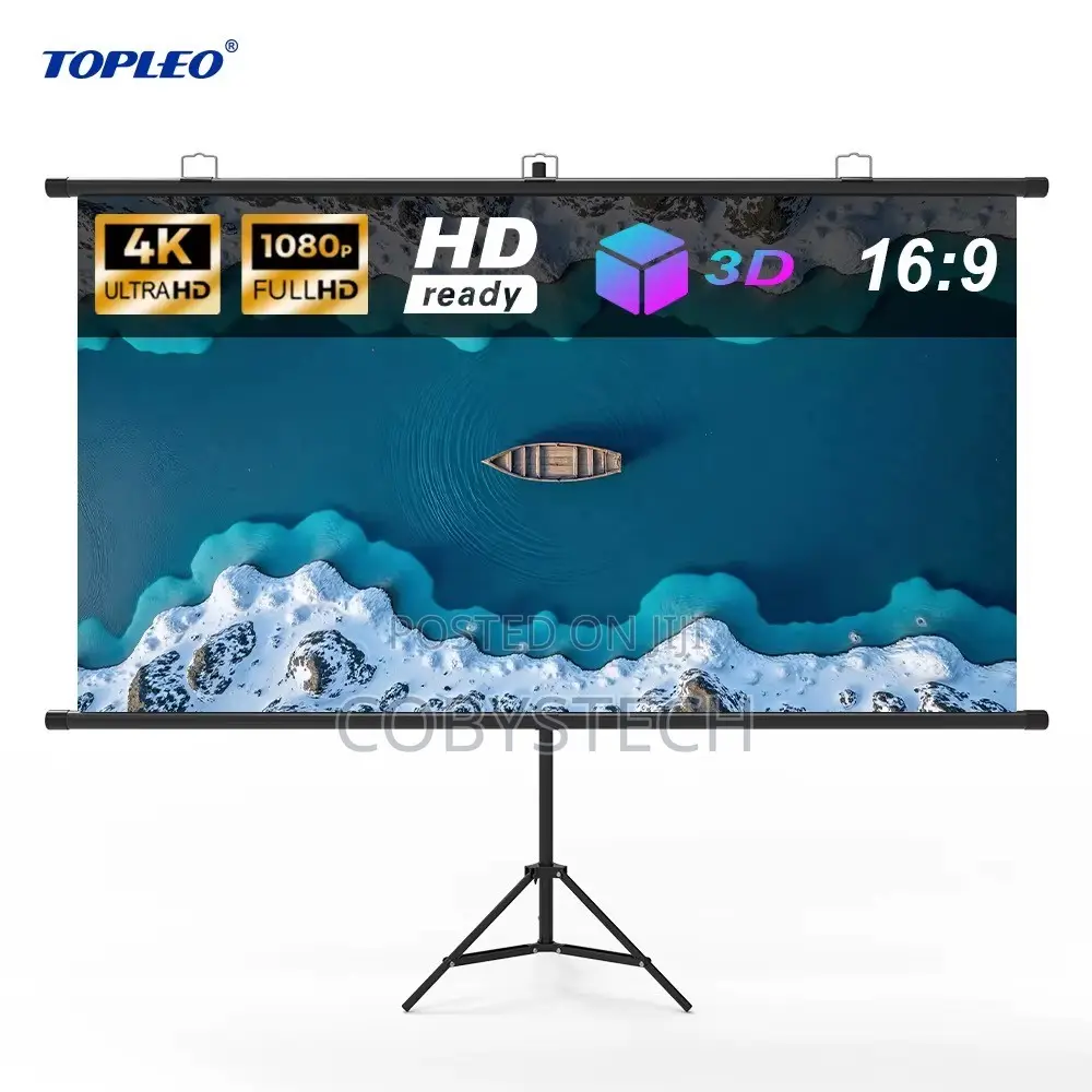 TOPLEO 100” HD Projector Screen 221.4 X 124.5cm