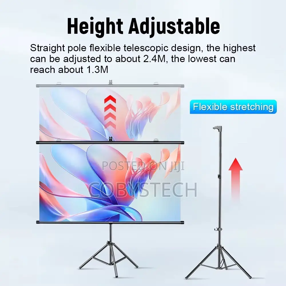 TOPLEO 100” HD Projector Screen 221.4 X 124.5cm