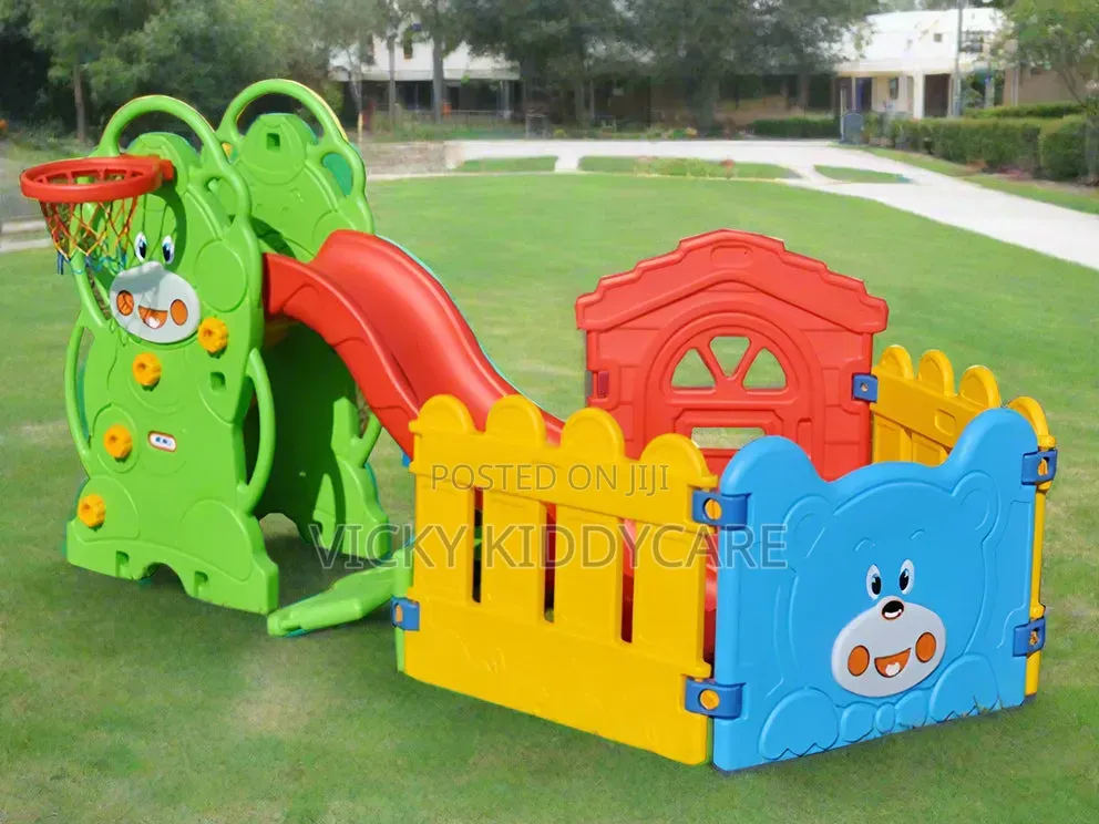 3-in-1 Children's Modular Plastic Playground Set
