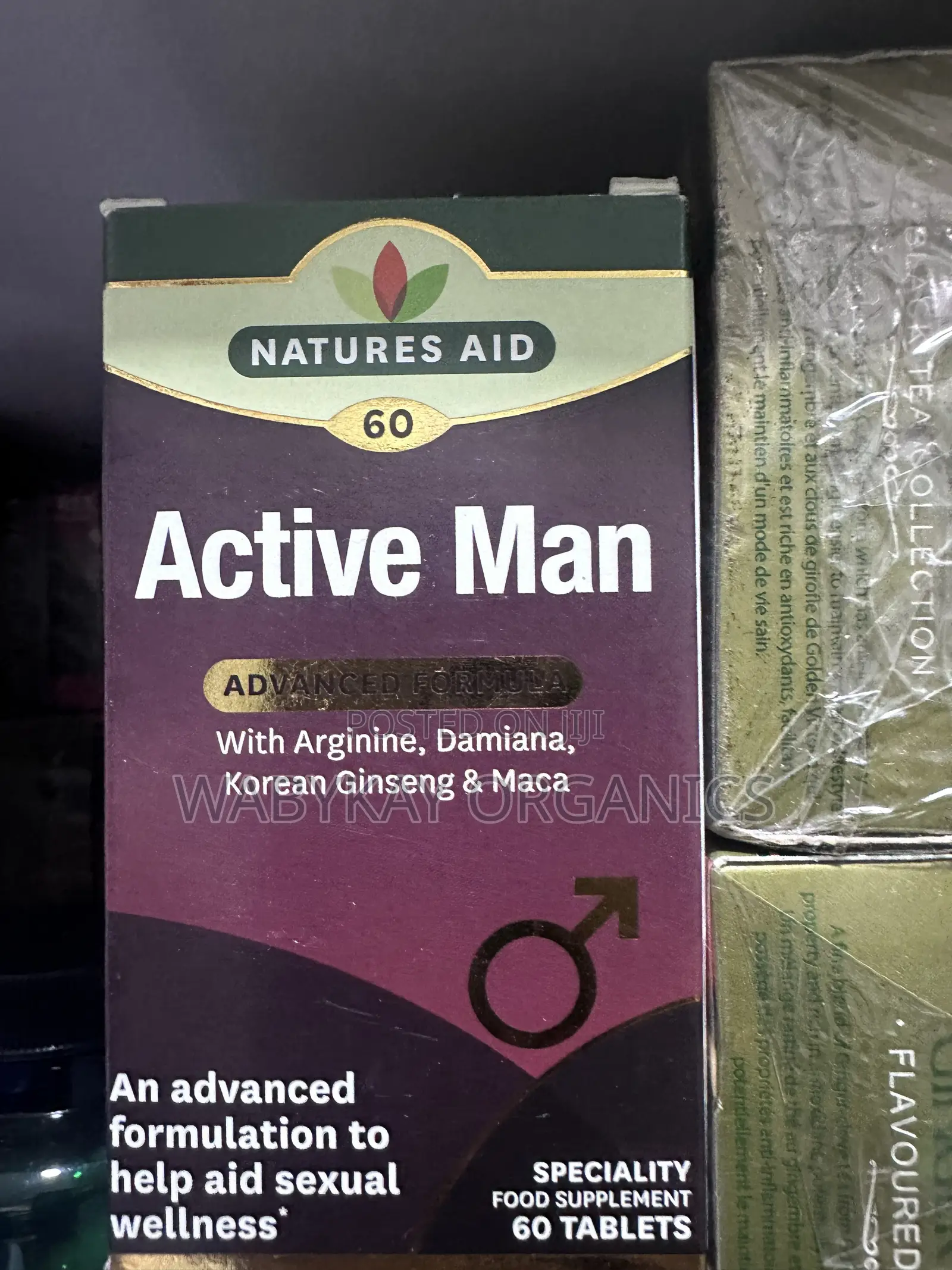 Active Man - Arginine, Damiana, Red Ginseng N Maca Capsules