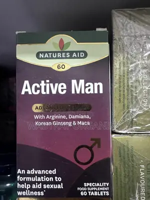 Active Man - Arginine, Damiana, Red Ginseng N Maca Capsules