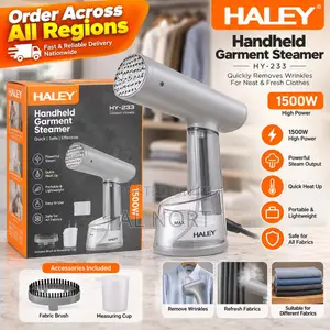 Handheld Garment Steamer – Portable Clothes Steamer With Fabric Brush