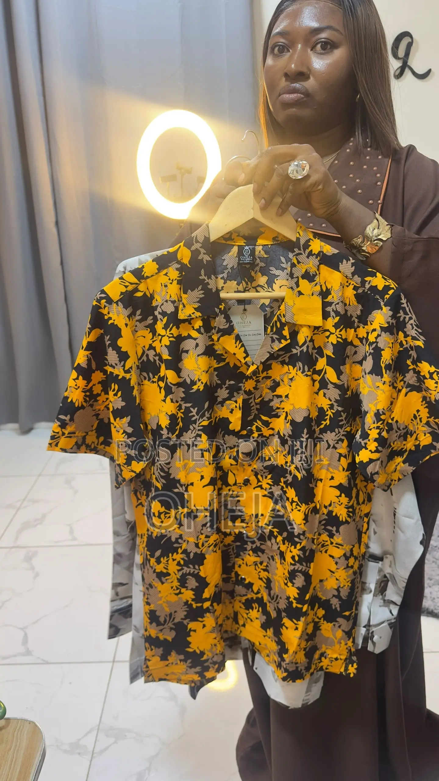 Vintage Shirt – Stylish Printed Casual Shirt | OHEJA