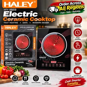Electric Ceramic Cooktop – Touch Control Infrared Hot Plate With Timer