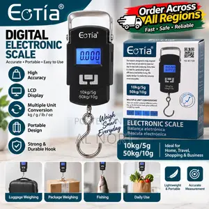 Digital Hanging Scale 50kg – Electronic Luggage Weighing Scale