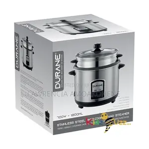 Stainless Steel Rice Cooker and Steamer (700w