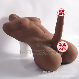 Unisex Half-Body Inverted Mold Penis Doll