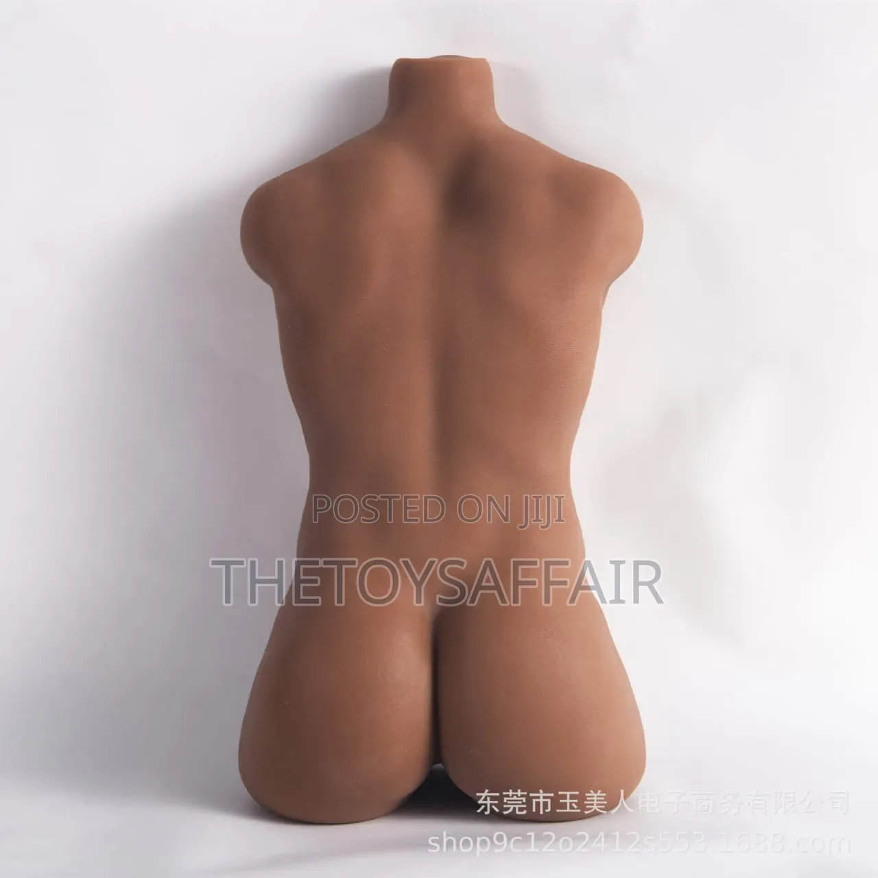 Unisex Half-Body Inverted Mold Penis Doll