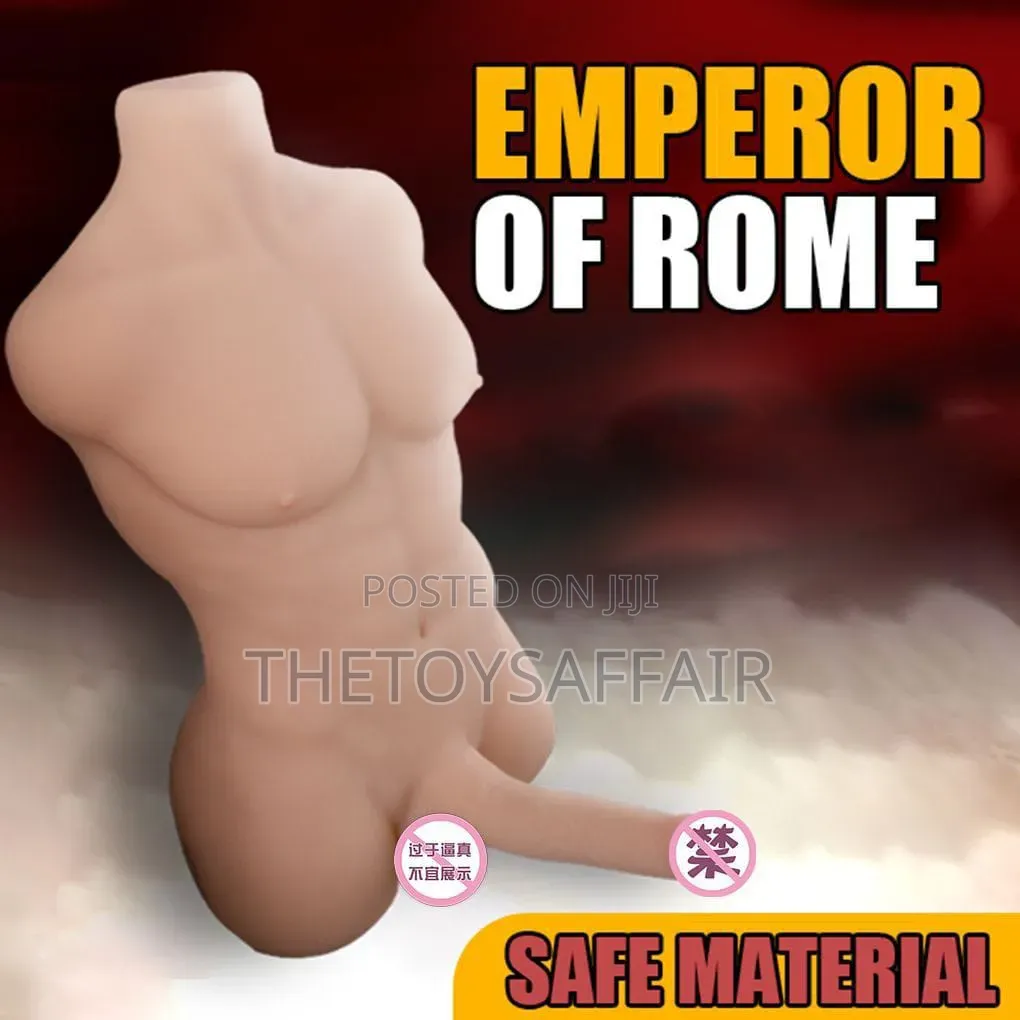 Unisex Half-Body Inverted Mold Penis Doll