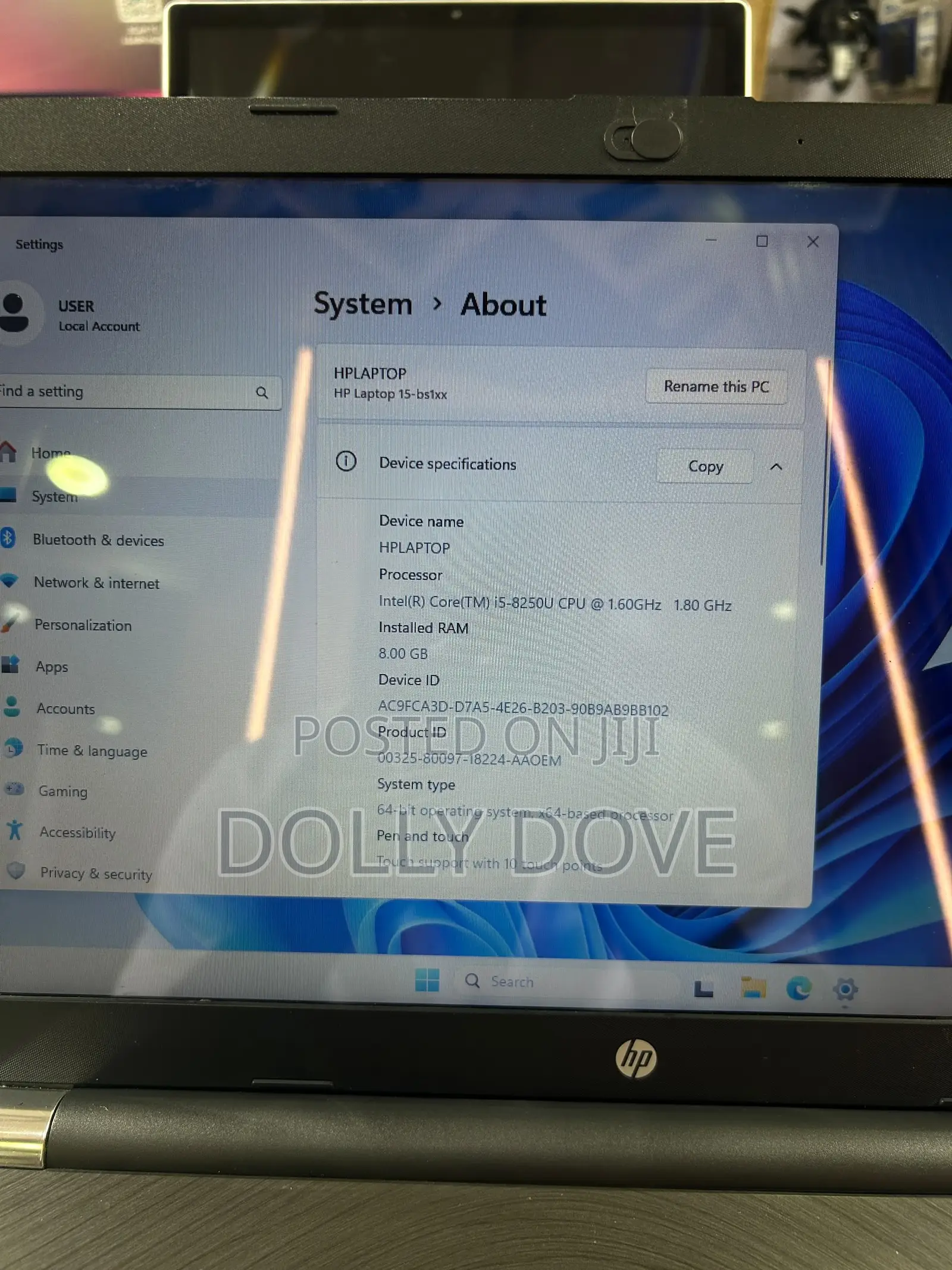 Laptop HP 15 8GB Intel Core i5 HDD 2T