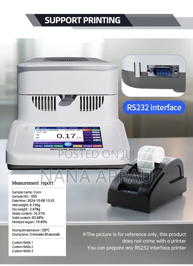 Rapid Halogen Moisture Analyzer