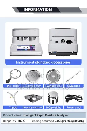 Rapid Halogen Moisture Analyzer