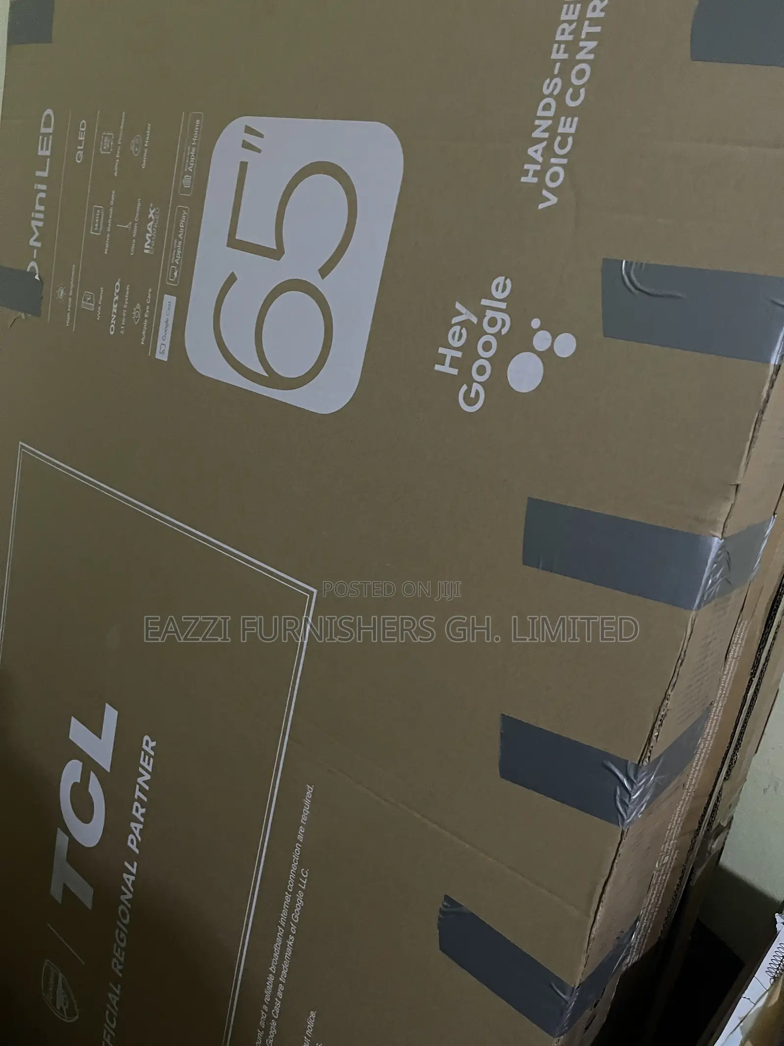 65C6K Smart 65 Inches TCL UK UHD HDR+ 144 Hz Top Gaming TV MiniLED