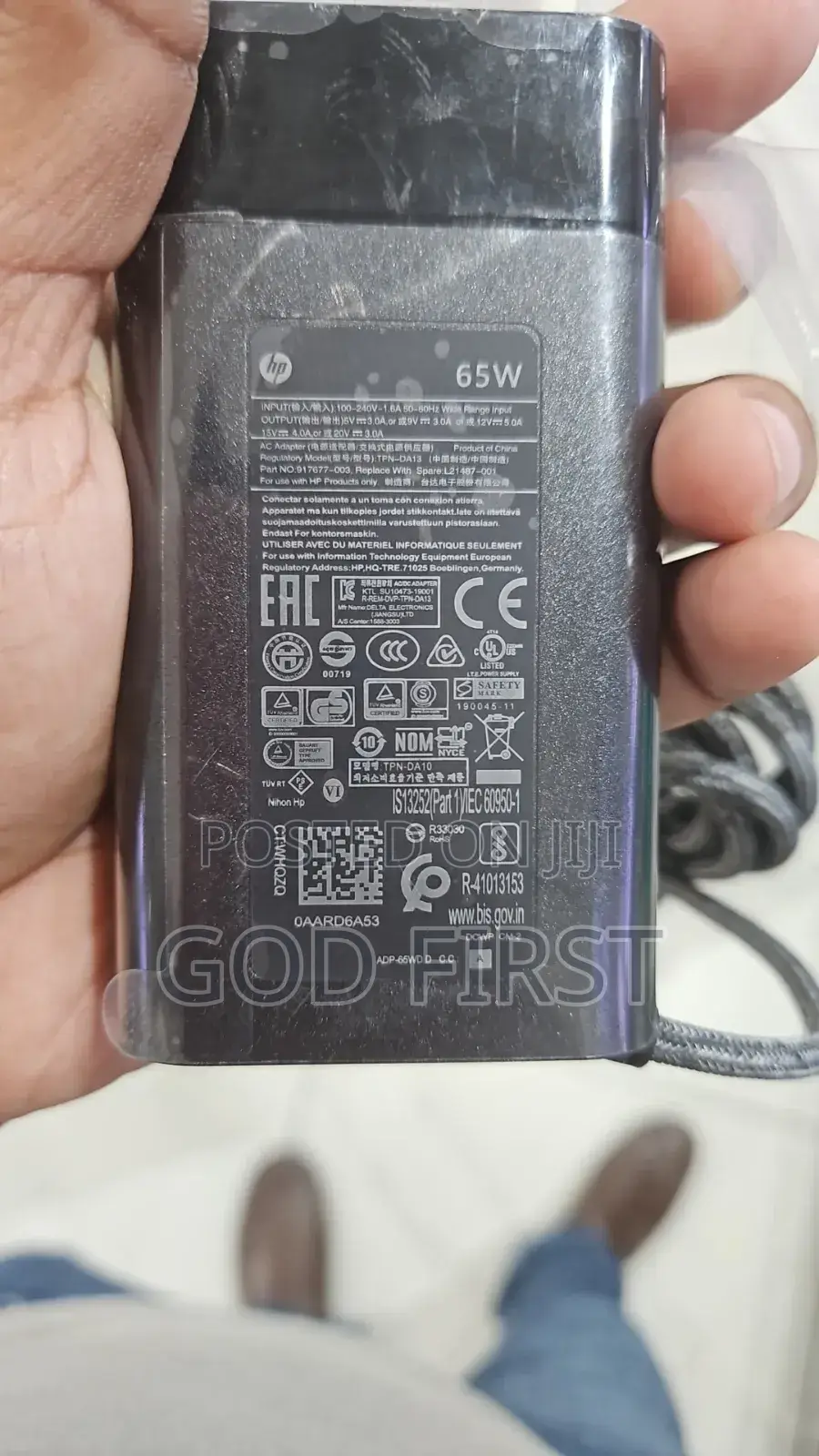 HP Laptop Charger Type-C 65w