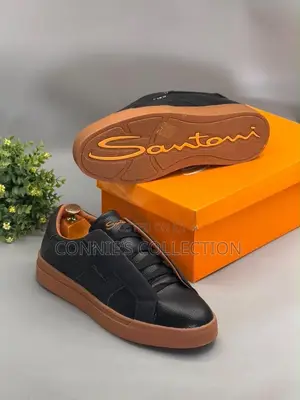 Leather Santoni Sneakers