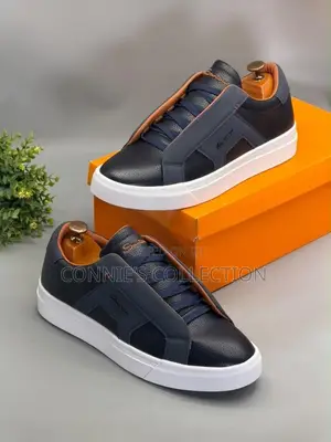 Leather Santoni Sneakers