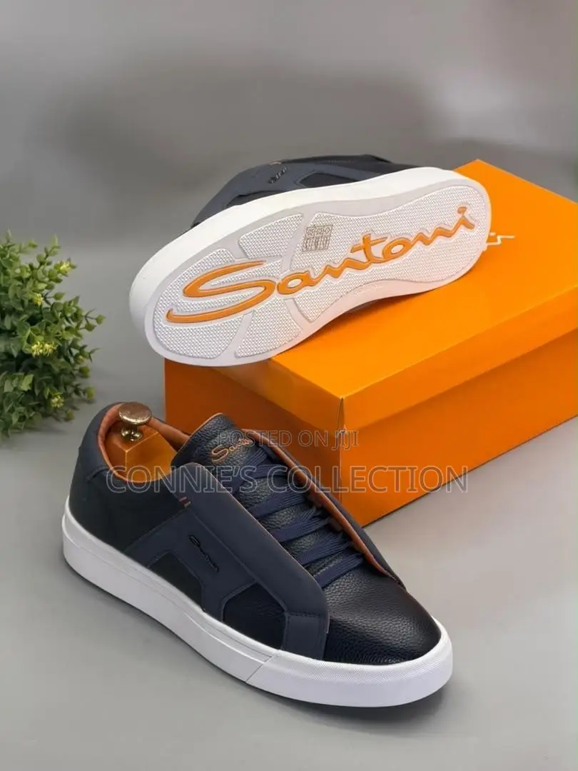 Leather Santoni Sneakers