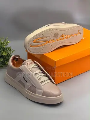 Leather Santoni Sneakers