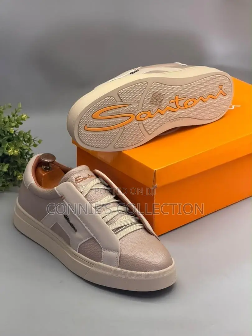 Leather Santoni Sneakers
