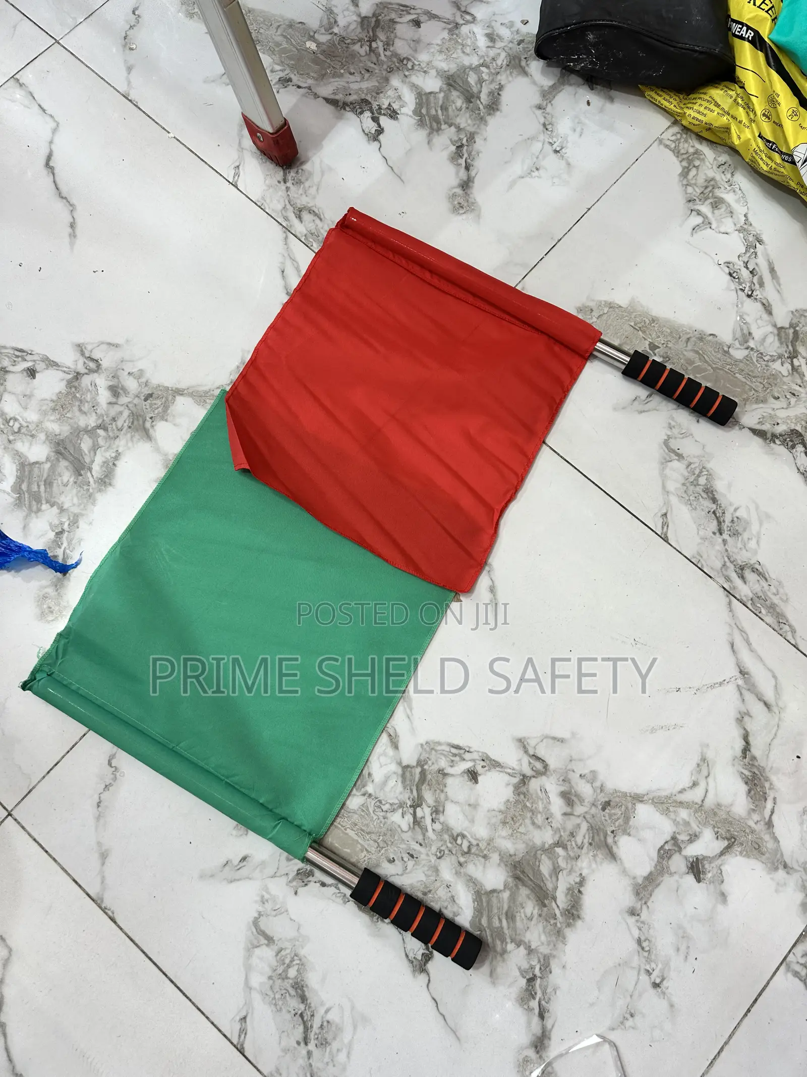 Red and Green Signal Flags
