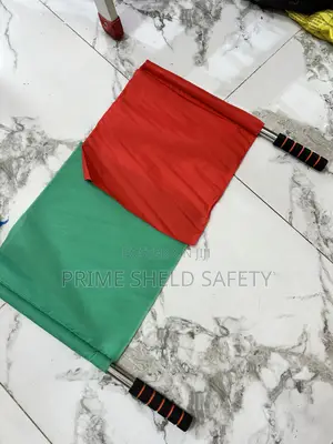 Red and Green Signal Flags