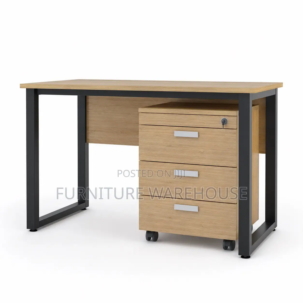 1.2-Meter-Long Table With Drawers