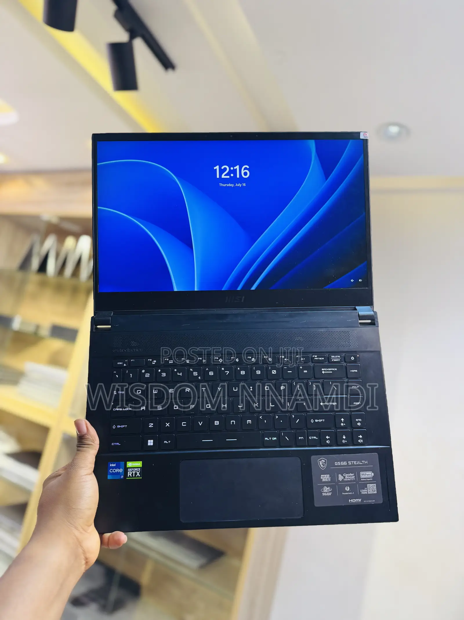 Laptop MSI GS66 Stealth 11UH 16GB Intel Core i7 SSD 512GB