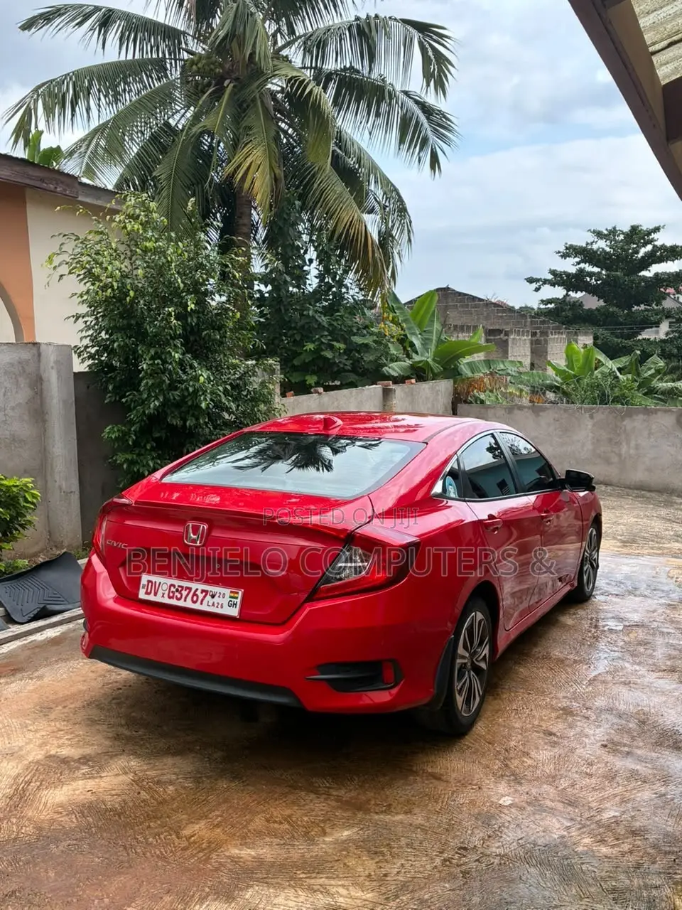 Honda Civic EX-T 4dr Sedan (1.5L 4cyl) 2016 Red