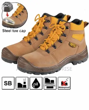 Ingco Safety Boots – Brown
