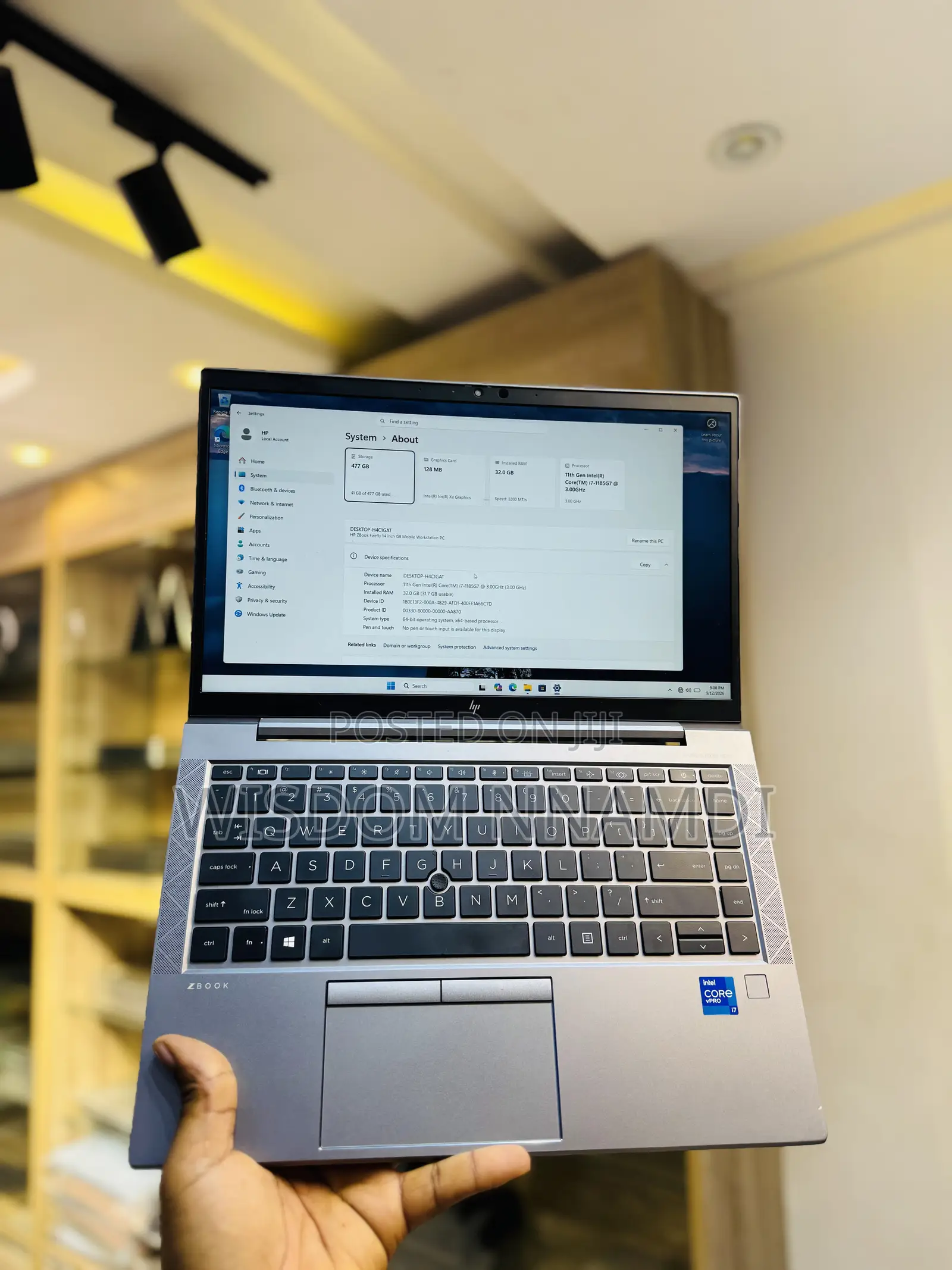 Laptop HP ZBook Firefly G8 32GB Intel Core i7 SSD 512GB