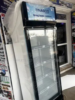 Nasco 298 LTRS Display Fridge-Nas-Fl360-1dr