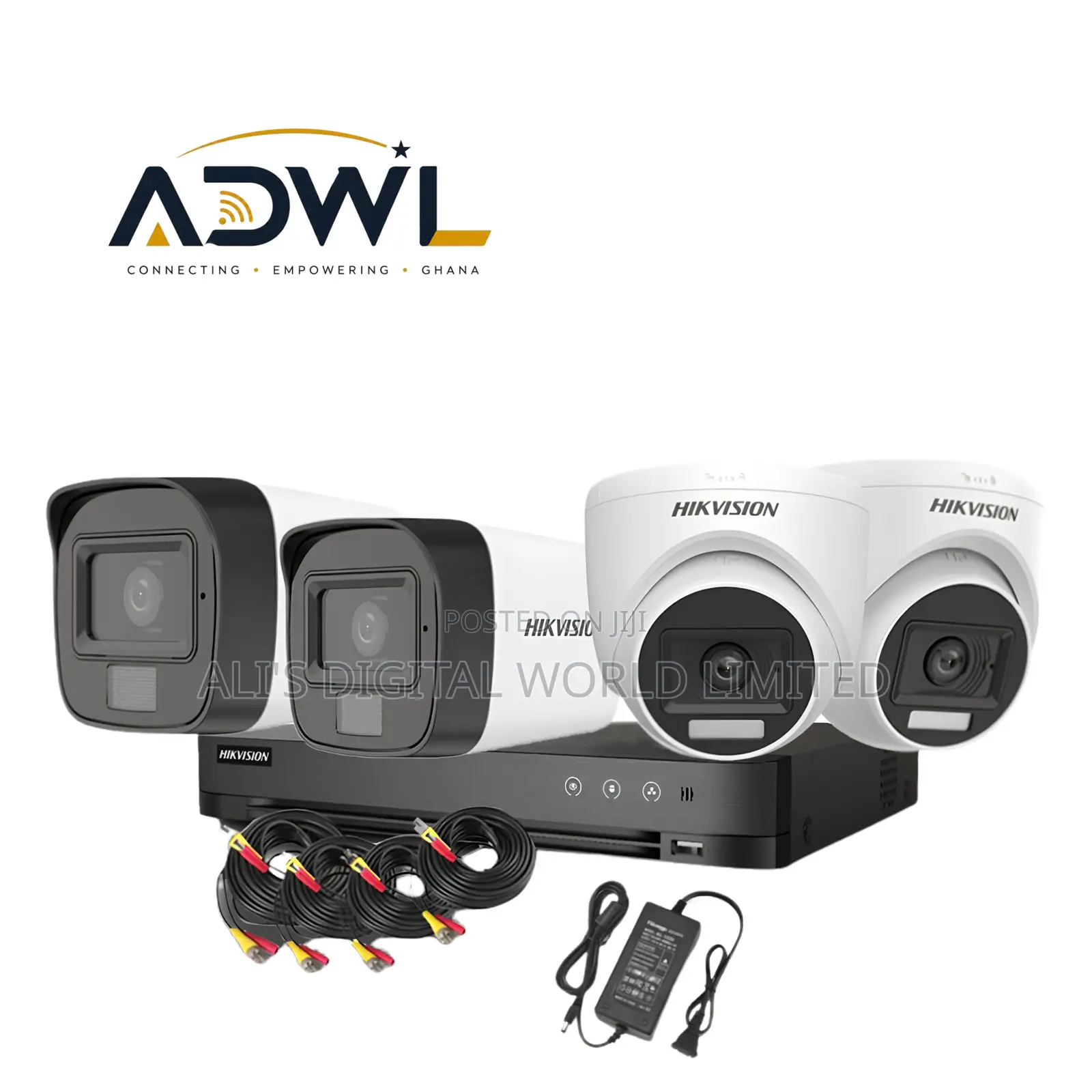 Hikvision 4CH Kit Smart Hybrid Light HD Surveillance Kit