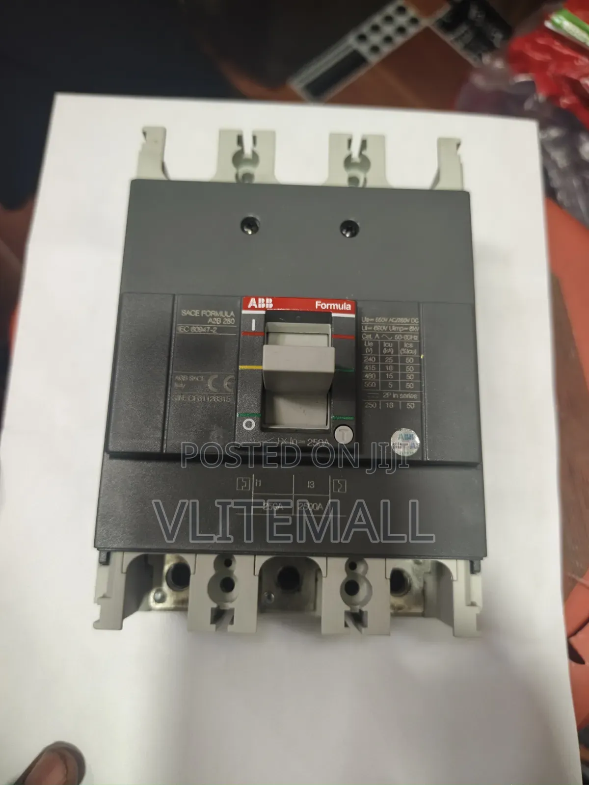 ABB SACE Formula A2B 250 Molded Case Circuit Breaker (MCCB)