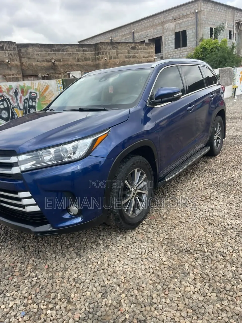 Toyota Highlander XLE 4x4 V6 (3.5L 6cyl 8A) 2018 Blue