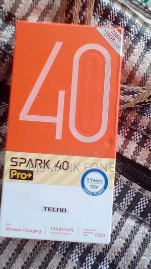 New Tecno Spark 40 Pro+ 256 GB Black