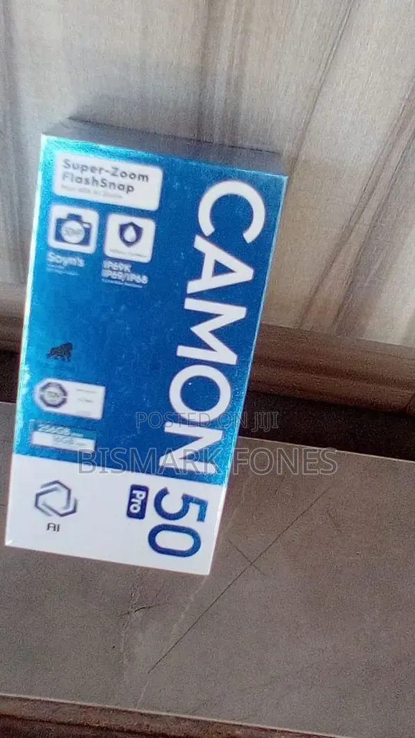 New Tecno Camon 50 Pro 256 GB Black