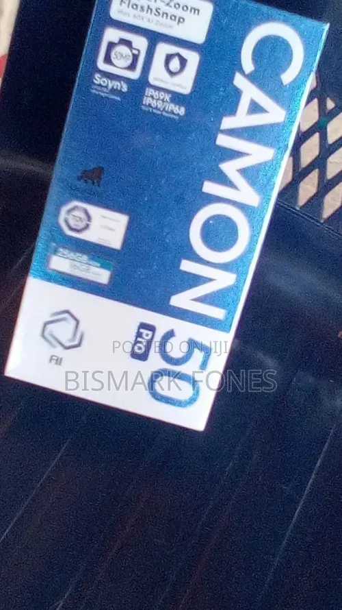 New Tecno Camon 50 Pro 256 GB Black
