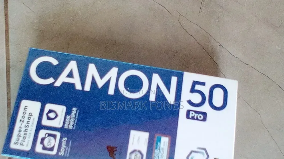 New Tecno Camon 50 Pro 256 GB Black