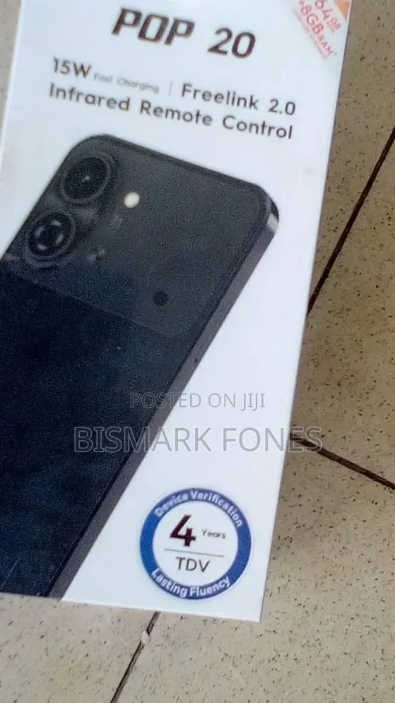 New Tecno Pop 20 64 GB Black