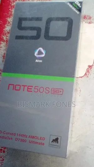 New Infinix Note 50s 256 GB Black