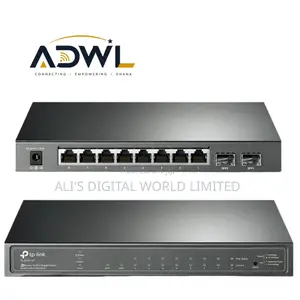 JetStream 10-Port Gigabit Smart Switch With 8-Port PoE+