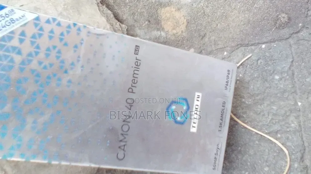 New Tecno Camon 40 Premier 5G 256 GB Black