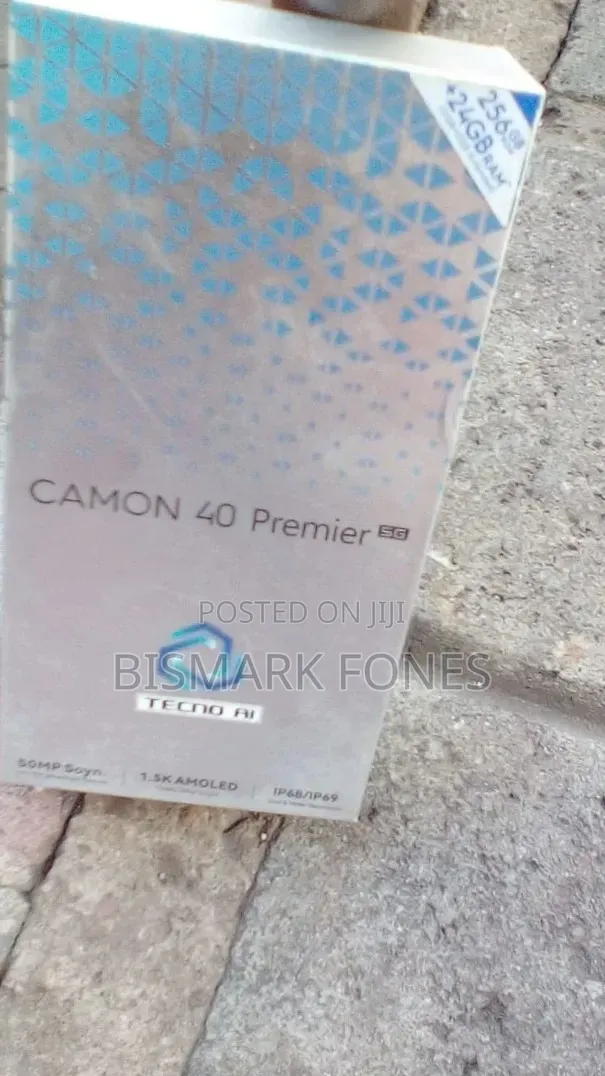 New Tecno Camon 40 Premier 5G 256 GB Black