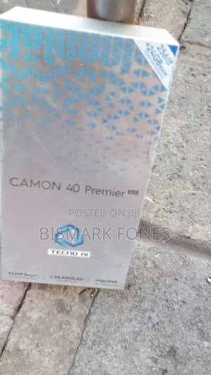New Tecno Camon 40 Premier 5G 256 GB Black