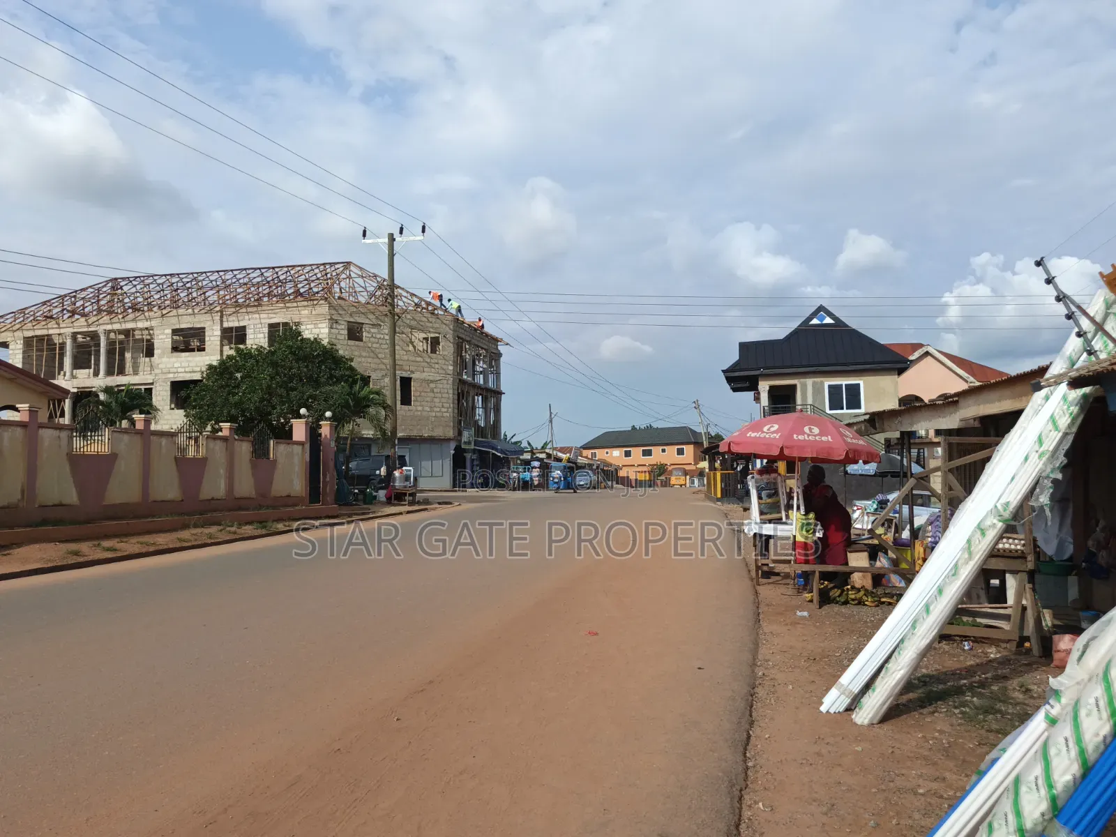 Road Side Half Plot for Sale at Feyiase