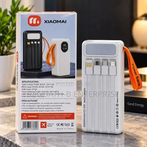 XIAOMAI 50000mAh 22.5W Power Bank – Your Everyday Power Solution