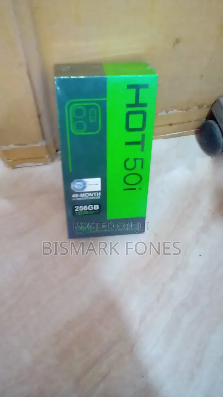 New Infinix Hot 50i 256 GB Black