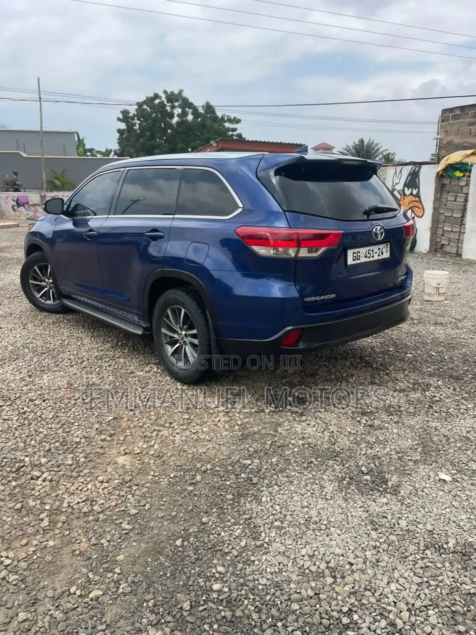 Toyota Highlander XLE 4x4 V6 (3.5L 6cyl 8A) 2018 Blue